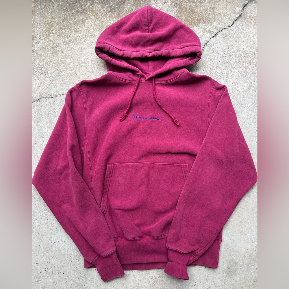 Size Small Burgundy Champion Hoodie
